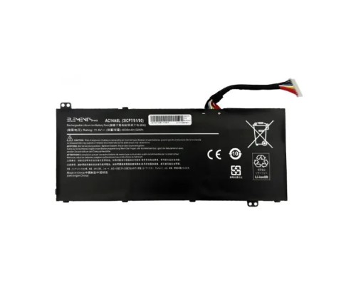 Акумулятор до ноутбука Acer AC14A8L, 4605mAh (52.5Wh), 3cell, 11.4V, Li-ion AlSoft (A71038)