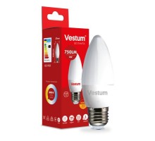 Лампочка Vestum LED C37 8W 3000K 220V E27 (1-VS-1310)