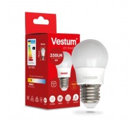 Лампочка Vestum LED G45 4W 3000K 220V E27 (1-VS-1206)