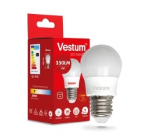 Лампочка Vestum LED G45 4W 3000K 220V E27 (1-VS-1206)