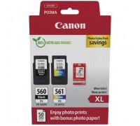 Картридж Canon PG-560/CL-561 XL BK+Color + Photo Paper, Value Pack (3712C008)