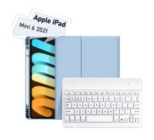 Чохол до планшета BeCover with keyboard Apple iPad Mini 6 2021 Light Blue (712989)