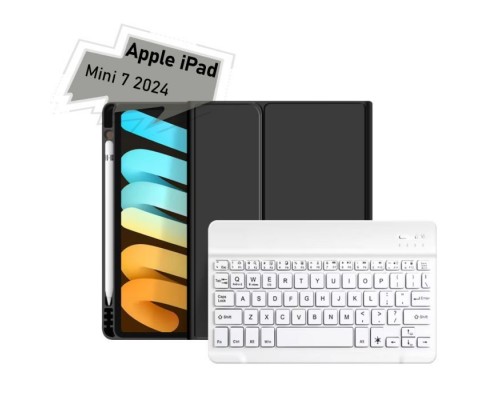 Чохол до планшета BeCover with keyboard Apple iPad Mini 7 2024 Black (712992)