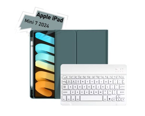 Чохол до планшета BeCover with keyboard Apple iPad Mini 7 2024 Dark Green (712993)