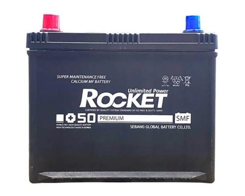 Акумулятор автомобільний ROCKET 62Ah ASIA (+/-) (700CCA) (SMF 90D23AR)