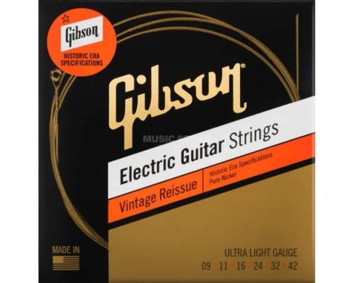 Струни для гітари Gibson SEG-HVR9 Vintage Reissue Ultra-Light (09-42) (230469)