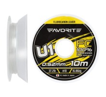 Флюорокарбон Favorite U1 FC 10m 10/0.52mm 37.2lb/16.86kg (1693.11.88)