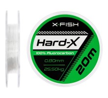 Флюорокарбон X-Fish Hard-X 20m (clear) 0.80mm 25.50kg (1917.03.95)