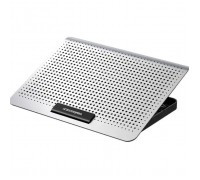 Підставка до ноутбука IceCoorel 10-15.6", 6*60mm 580 RPM, 2*USB, 350x225x26mm, Silver (A19)