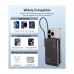Батарея універсальна Choetech Magnetic Wireless 10000mAh 20W, PD, Qi-15W, USB-C In/Out, build-in cabel, Black (B735-CCBK)