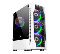Корпус 1stPlayer D4-WH-4F1-W