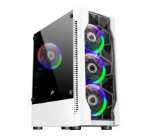 Корпус 1stPlayer D4-WH-4F1-W