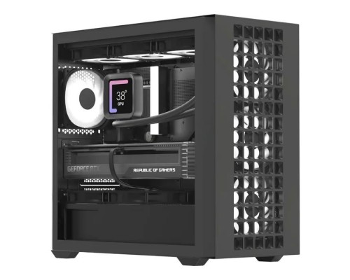 Корпус AeroCool D302A-G-BK-v1 Black (ACCS-DS04043.11)