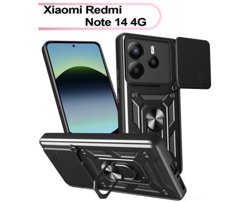 Чохол до мобільного телефона BeCover Military Xiaomi Redmi Note 14 4G Black (713451)