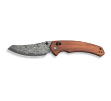 Ніж Civivi Sixgill, Guibourtia Wood, Damascus (C24050-DS1)
