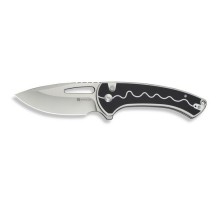 Ніж Sencut Squiggy, White/Black G10, Satin (S24082A-1)