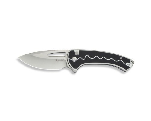 Ніж Sencut Squiggy, White/Black G10, Satin (S24082A-1)