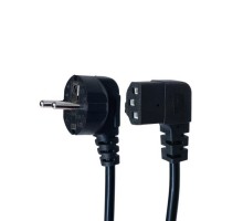 Кабель живлення C13 1.8m 90° corner black Armorstandart (ARM73124)