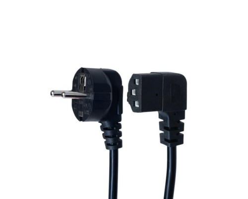 Кабель живлення C13 1.8m 90° corner black Armorstandart (ARM73124)