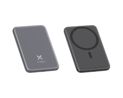 Батарея універсальна Vinga 5000 mAh 20W/15W Wireless (VPBB520WL)