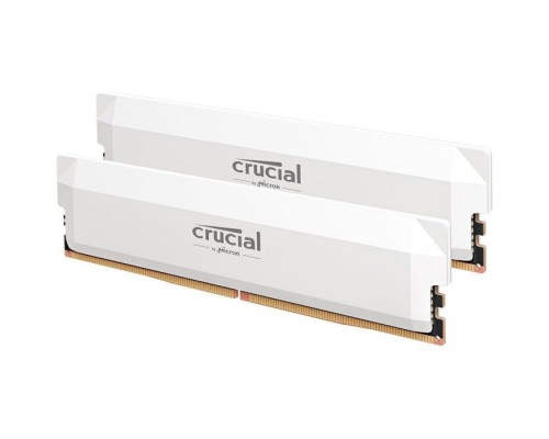 Модуль пам'яті для комп'ютера DDR5 32GB (2x16GB) 6400 MHz Pro Overclocking White Micron (CP2K16G64C38U5W)