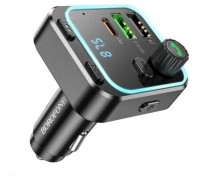 FM модулятор BOROFONE BC53, Black, Box