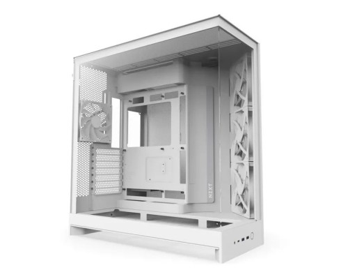Корпус для ПК NZXT H9 Flow Dual-Chamber All White (CM-H92FW-01)