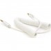 Кабель мультимедійний 3.5mm M to 3.5mm M 1.5m 90° corner white Voltronic (YT-AUXSGJ(M)/(M)-1.5-W)