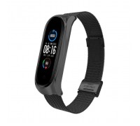 Ремінець до фітнес браслета BeCover Metal для Xiaomi Mi Smart Band 8 Black (709357)