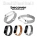 Ремінець до фітнес браслета BeCover Metal для Xiaomi Mi Smart Band 8 Black (709357)