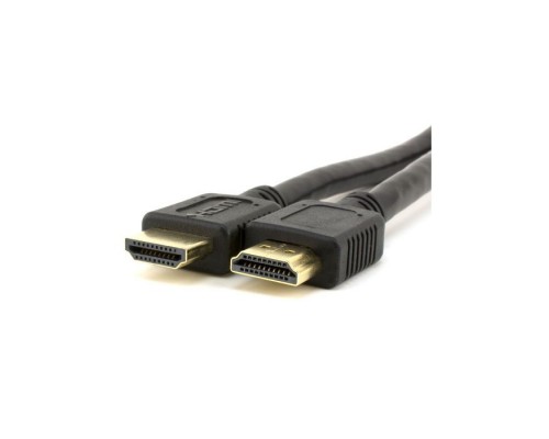 Кабель мультимедійний HDMI M to HDMI M 0.3m V1.4 black Merlion (YT-HDMI(M)/(M)HS-0.3m)