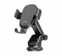 Універсальний автотримач Choetech Gravity Car Wireless 15W Charger 4.7-7.2" Black (T203-F-ACBK)