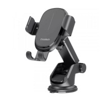 Універсальний автотримач Choetech Gravity Car Wireless 15W Charger 4.7-7.2" Black (T203-F-ACBK)