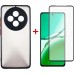 Чохол до мобільного телефона Dengos Oppo Reno12 F 4G Case Matte + Glass (Black) (DG-KM-157)