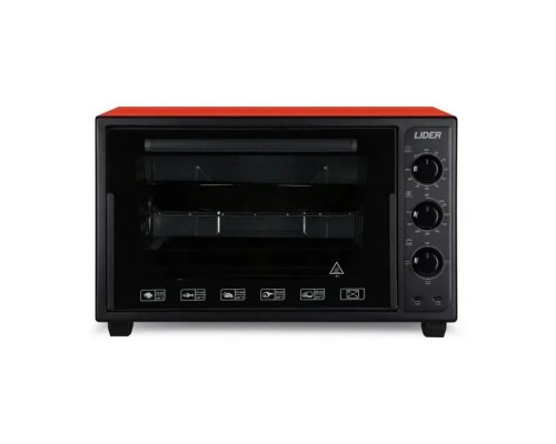 Електропіч LIDER 3623 ECO BLACK-RED
