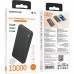 Батарея універсальна BOROFONE 10000mAh BJ56 Graceful 22.5W PD/20W Black (6941991111808)