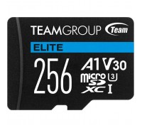 Карта пам'яті Team 256GB microSDXC class 10 UHS-I U3 V30 A1 Elite (TEAUSDX256GIV30A103)