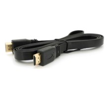 Кабель мультимедійний HDMI M to HDMI M 1.5m V1.4 black Merlion (YT-HDMI(M)/(M)SLIM-1.5m/04460)