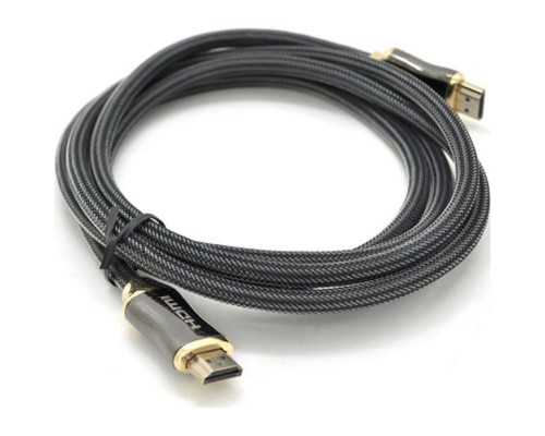 Кабель мультимедійний HDMI M to HDMI M 1.0m V2.0 4K black VEGGIEG (YT-HDMI(M)/(M)HX-1/19700)