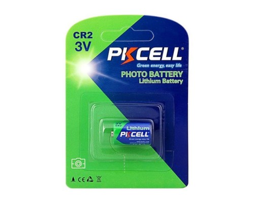Батарейка CR2 3V 850mAh Lithium PkCell (CR2-1B)