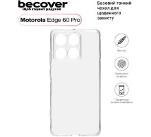 Чохол до мобільного телефона BeCover Motorola Edge 60 Pro Transparent (713775)