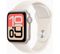 Смарт-годинник Apple Watch SE 3 GPS 40mm Starlight Aluminium Case with Starlight Sport Band - S/M (MEH34RK/A)