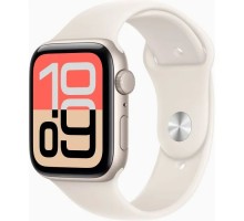 Смарт-годинник Apple Watch SE 3 GPS 44mm Starlight Aluminium Case with Starlight Sport Band - S/M (MEHG4RK/A)