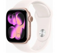 Смарт-годинник Apple Watch Series 11 GPS 42mm Rose Gold Aluminium Case with Light Blush Sport Band - M/L (MEU44RK/A)