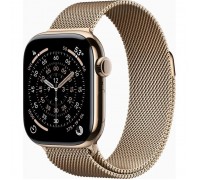 Смарт-годинник Apple Watch Series 11 GPS + Cellular 42mm Gold Titanium Case with Gold Milanese Loop (MF8Y4RK/A)