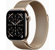 Смарт-годинник Apple Watch Series 11 GPS + Cellular 42mm Gold Titanium Case with Gold Milanese Loop (MF8Y4RK/A)
