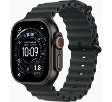 Смарт-годинник Apple Watch Ultra 3 GPS + Cellular 49mm Black Titanium Case with Black Ocean Band (MF0J4QP/A)
