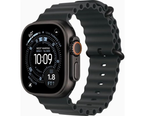 Смарт-годинник Apple Watch Ultra 3 GPS + Cellular 49mm Black Titanium Case with Black Ocean Band (MF0J4QP/A)