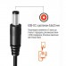 Кабель живлення USB to DC 5.5x2.5mm 9V 1.0m black ColorWay (CW-CBUD066-BK)