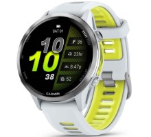 Смарт-годинник Garmin Forerunner 970, Whitestone/Amp Yellow, GPS (010-02969-11)